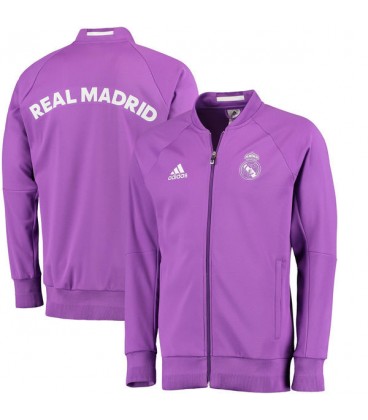 Real Madrid - mikina na zip - fialová